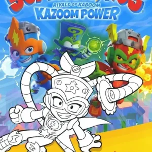 SuperThings Kazoom Power. Książka do kolorowania