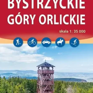 Mapa turystyczna - Góry Bystrzyckie, Góry Orlickie