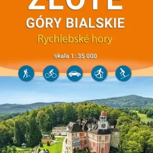 Mapa turystyczna - Góry Złote laminowana