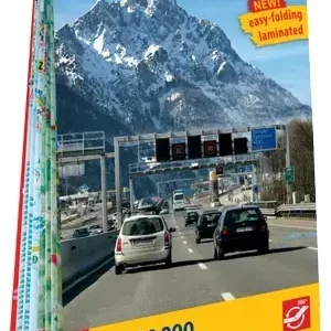 Austria mapa samochodowa 1:500 000 laminat 2025
