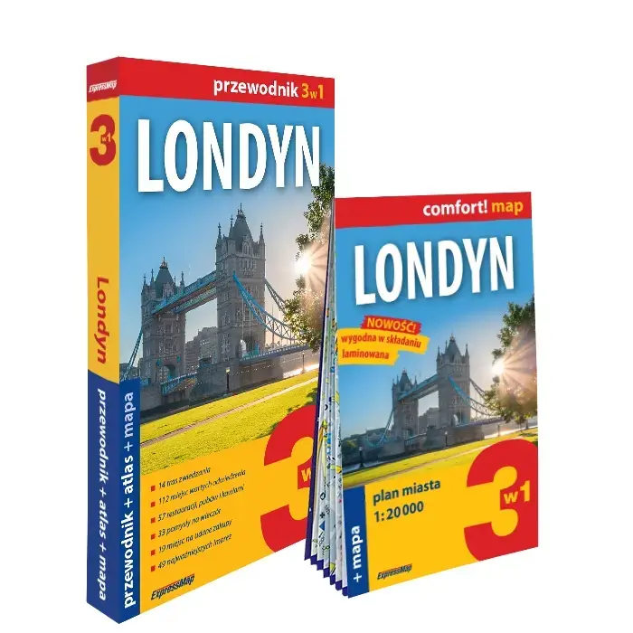 Londyn zestaw przewodnikowy 3w1 2024