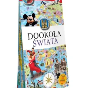 Mapy z naklejkami. Dookoła świata