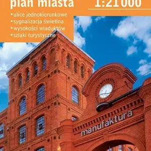 Łódź 1:21 000 plan miasta