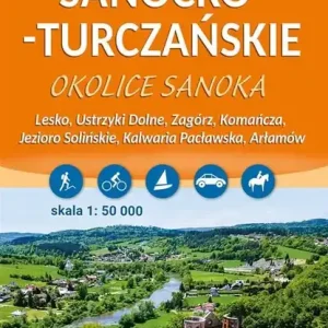 Mapa - Góry Sanocko-Turczańskie 1:50 000
