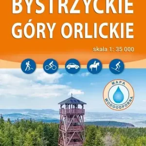 Mapa tur. - Góry Bystrzyckie, Góry Orlickie lam.