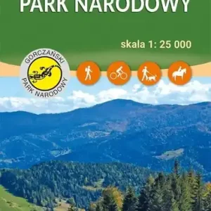 Mapa turystyczna - Gorczański Park Narodowy