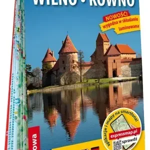 Comfort! map Litwa, Wilno, Kowno 1:700 000 w.2025