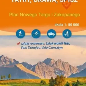 Mapa - Podhale, Tatry, Orawa, Spisz 1:50 000