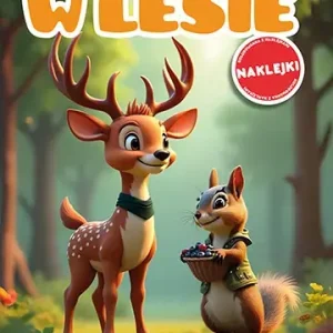 W lesie. Kolorowa zabawa + naklejki
