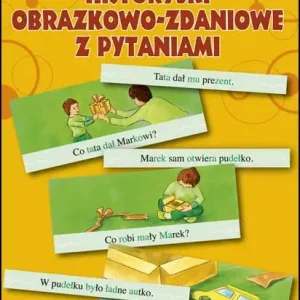 Historyjki obrazkowo-zdaniowe z pytaniami