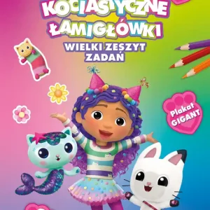 Kociastyczne łamigłówki. Wielki zeszyt zadań. Koci Domek Gabi