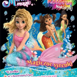Magiczne syrenki. Magia Syren. Zdrapuj, koloruj, naklejaj