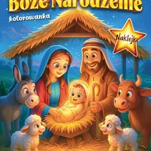 Boże Narodzenie. Szopka z naklejkami
