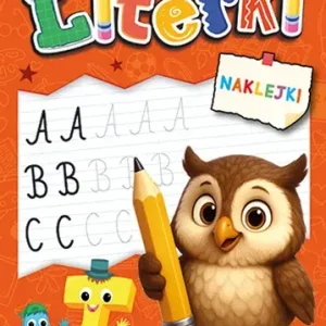 Literki z naklejkami