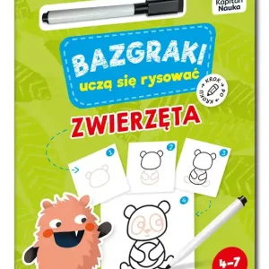 Bazgraki uczą się rysować Zwierzęta Kapitan Nauka