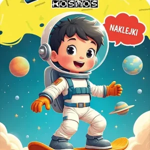 Kolorowanka z naklejkami Zmalowany kosmos