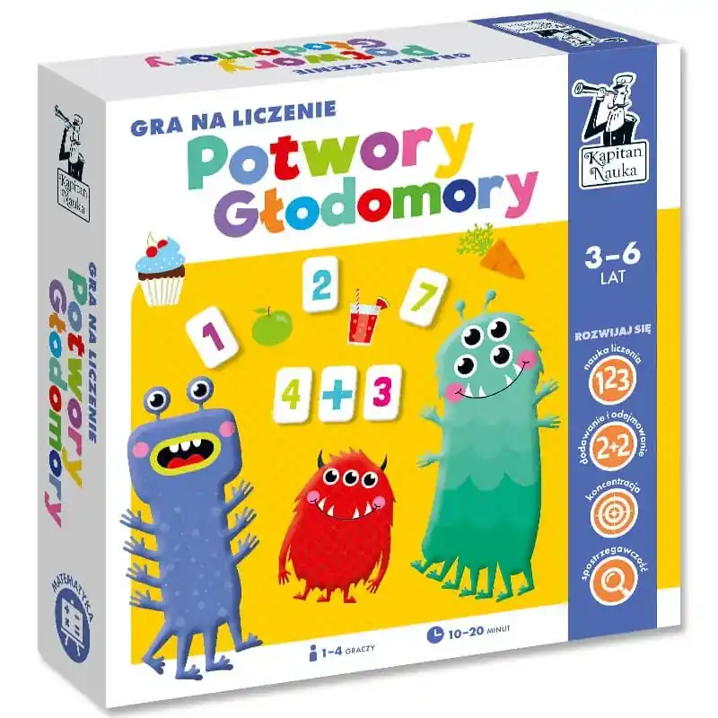 Kapitan Nauka Potwory głodomory. Gra na liczenie