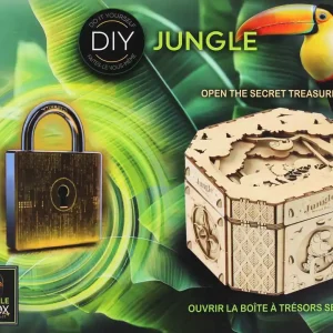 Łamigłówka Treasure Box Jungle Secret diy poziom 3/4