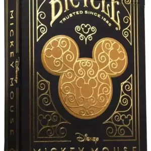 Karty do gry Bicycle Black and Gold Mickey