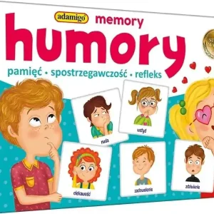 Memory humory Układanka edukacyjna dla najmłodszych