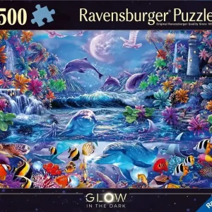 Puzzle 500 świecące - Magiczny świat