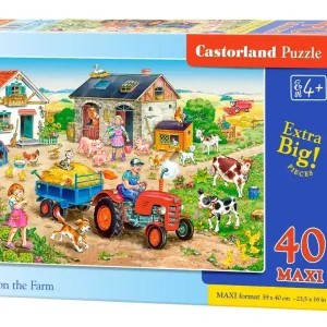 Puzzle 40 maxi Życie na farmie B-40193