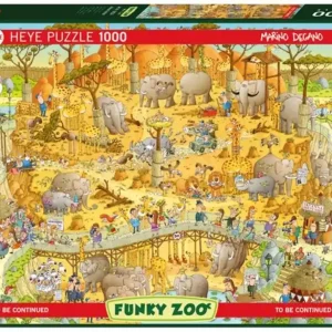 Puzzle 1000 Funky ZOO, Afrykańskie ZOO