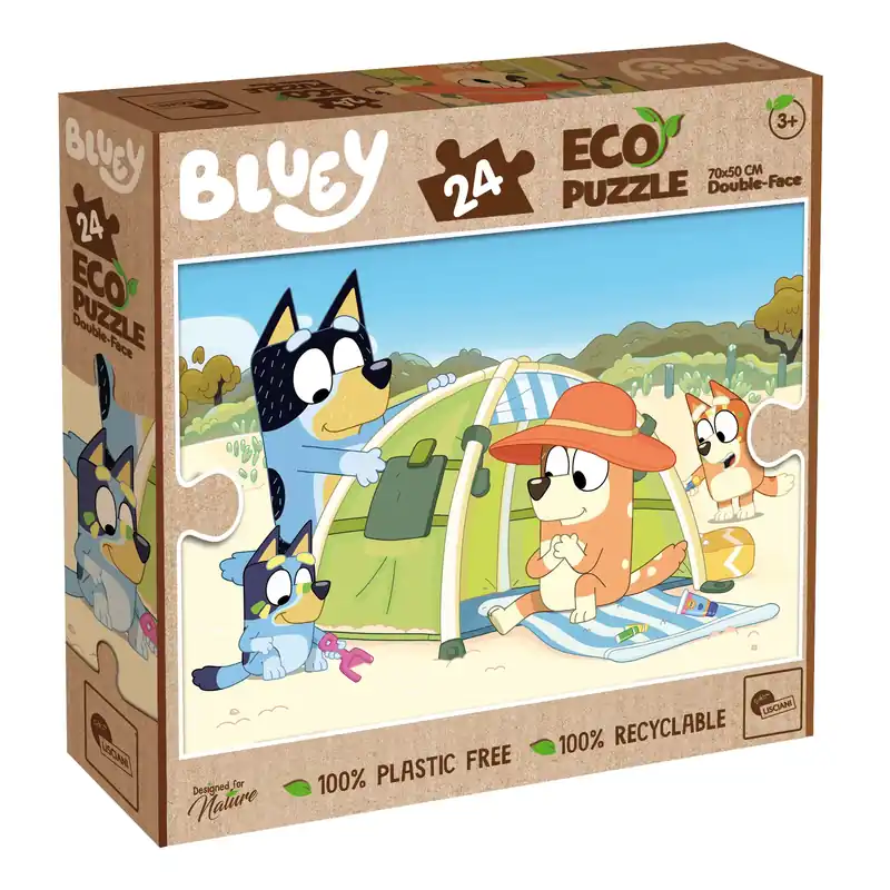 Lisciani Puzzle 24 Eko dwustronne Bluey  304-104802