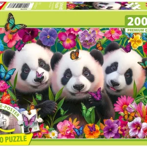 Puzzle 150 PQ Trzy Pandy 113649