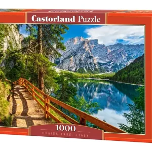 Puzzle 1000 Jezioro Braies Włochy C-104109-2