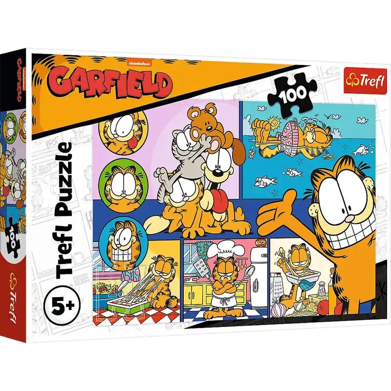Puzzle 100 Leniwy Garfield 16521