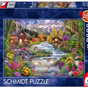 Puzzle 2000 PQ Rzeka w górach 113390