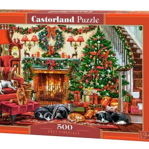 Puzzle 500 Cozy Fireplace