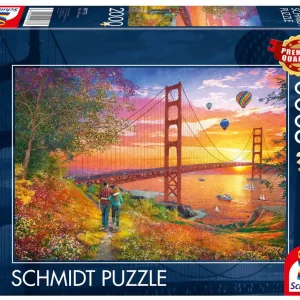 Puzzle 2000 PQ Spacer w pobliżu mostu Golden Gate San Francisco 112748