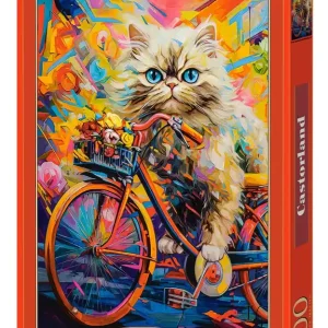 Puzzle 500  Kitten's Floral Ride B-54015