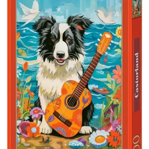 Puzzle 500 Collie Guitar and the Sea B-54008