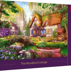 Puzzle 1000 Premium Plus Urocza chatka w lesie 10804
