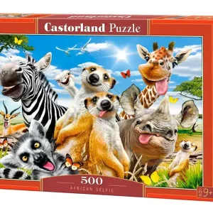 Puzzle 500 Afrykańskie selfie B-53568