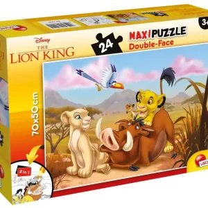Puzzle 24 maxi double-face Król lew 304-74105