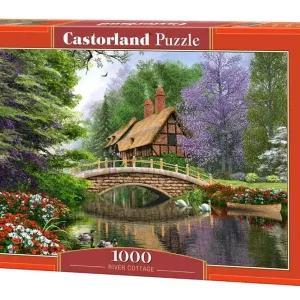 Puzzle 1000 Chata nad rzeką C-102365-2
