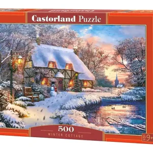 Puzzle 500 Winter Cottage