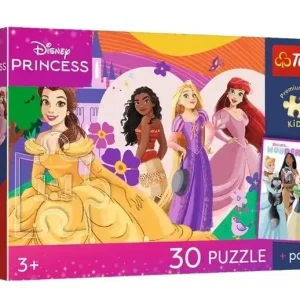 Puzzle 100 Disney Księżniczki + plakat TREFL