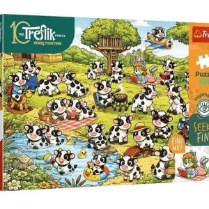 Puzzle 100 Trefliki - Świat krówek TREFL