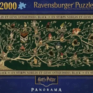 Puzzle 2D: Panorama Harry Potter Rodowód 2000el