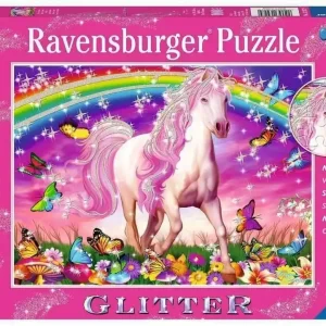 Puzzle XXL 100 Brokatowy koń