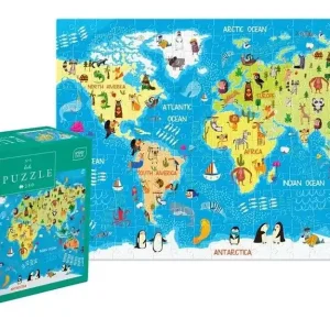 Puzzle 250 Kids 5 World Map