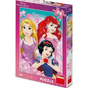 Puzzle 3 Księżniczki Disneya 24el