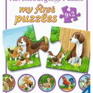 Puzzle 9x2 Farmyard Families