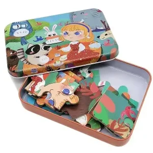 Puzzle 22 w metalowym pudełku