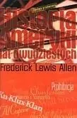 Allen Lewis Frederick Historia Ameryki lat dwudziestych.